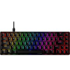 HyperX Alloy Origins 65, HyperX punane, lineaarne, SWE, must – mehaaniline klaviatuur цена и информация | Клавиатуры | hansapost.ee