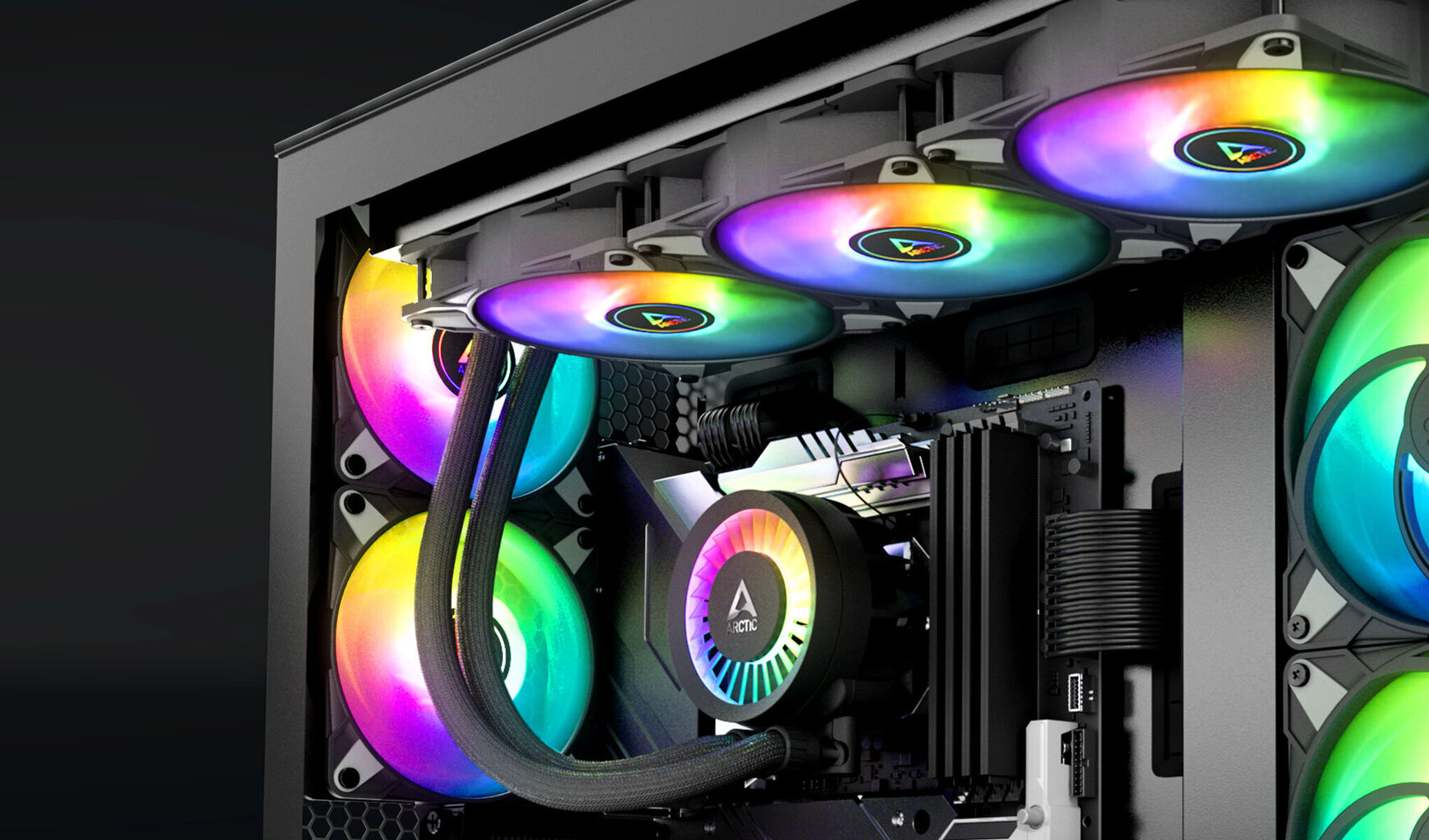 Dzesētājs Arctic Liquid Freezer III 420 A-RGB Black цена и информация | Protsessori jahutid | hansapost.ee