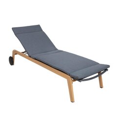 Deck chair SUEZ grey цена и информация | Шезлонги | hansapost.ee