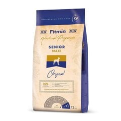 Fitmin Dog Maxi Senior linnulihaga, 12 kg price and information | Dry dog food and crisps | hansapost.ee