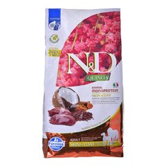 Farmina N&D Quinoa Dog Skin&Coat Adult Medium&Maxi hirveliha ja kookosega, 7 kg price and information | Koerte kuivtoit ja krõbinad | hansapost.ee