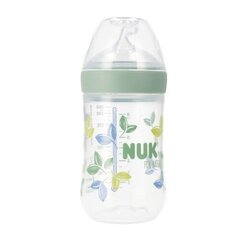 Kõhukoolikute vastane pudel koos soojusindikaatoriga Nuk Medium Flow, Green, 3 kuud+, 260 ml price and information | Lutipudelid ja tarvikud | hansapost.ee