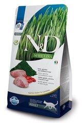 Farmina N&D Spirulina lambalihaga, 1,5 kg hind ja info | Kassi kuivtoit ja kassikrõbinad | hansapost.ee