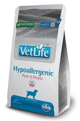 Farmina Vet Life Hypoallergenic täiskasvanud koertele sealiha ja kartuliga, 2 kg hind ja info | Koerte kuivtoit ja krõbinad | hansapost.ee