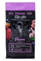 Fitmin For Life Puppy linnulihaga, 12 kg цена и информация | Сухой корм для собак | hansapost.ee