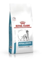 Royal Canin Hypoallergenic Moderate Calorie kanaga, 7 kg price and information | Koerte kuivtoit ja krõbinad | hansapost.ee