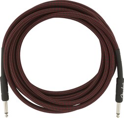 Инструментальный кабель Fender Professional 4,5M RD T цена и информация | Кабели и провода | hansapost.ee