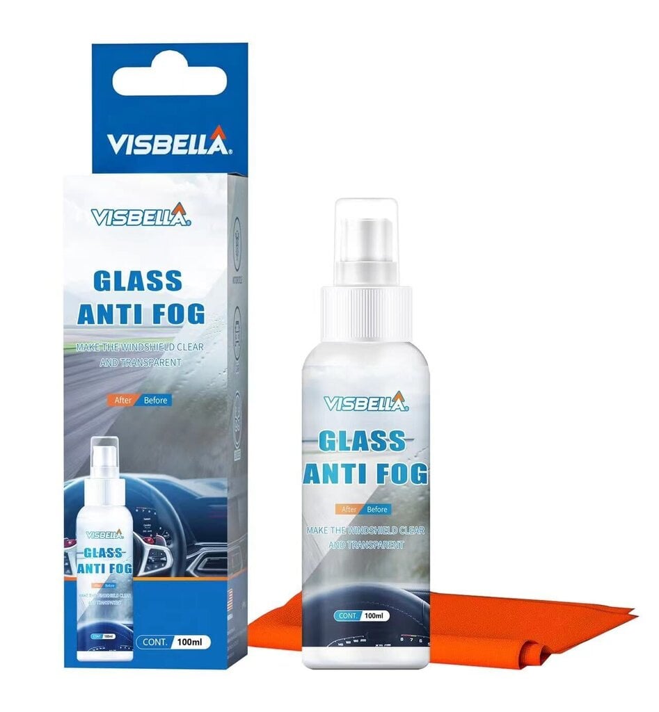 Uduvastane vedelik Visbella Glass Anti-Fog, 100 ml hind ja info | Autokeemia | hansapost.ee