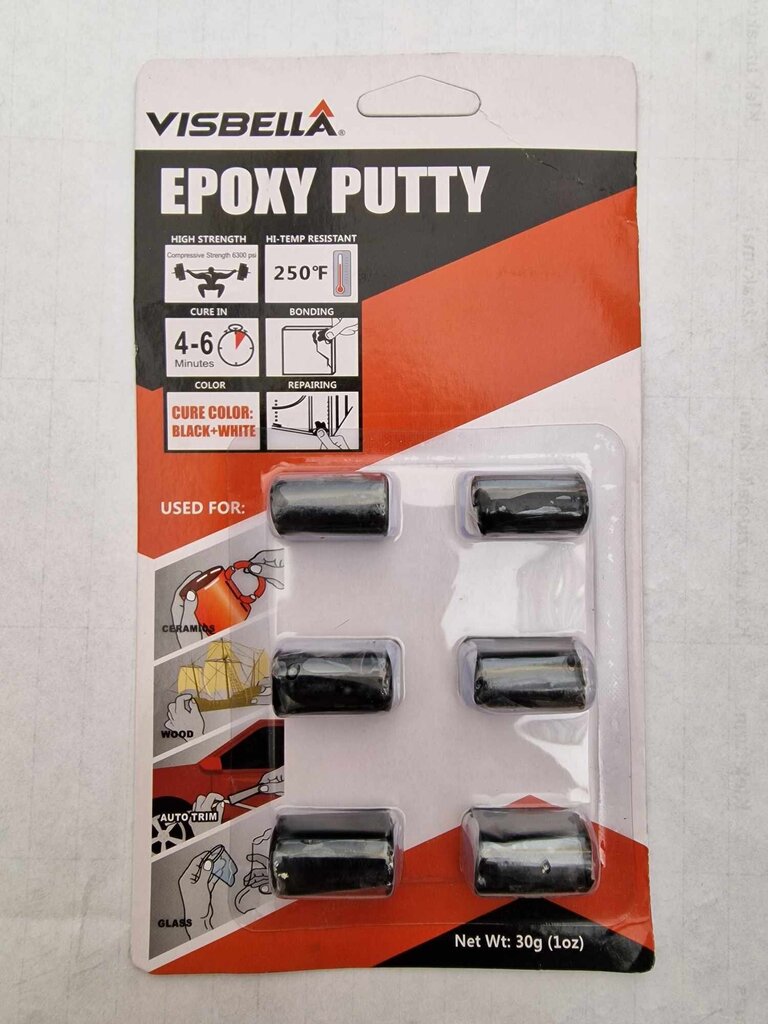 Epoksükitt Visbella Epoxy Putty, 30 g цена и информация | Autokeemia | hansapost.ee