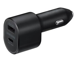 Автомобильное зарядное устройство Samsung EP-L5300XBEGEU, USB-C/USB-A, 3A цена и информация | Зарядные устройства для телефонов | hansapost.ee