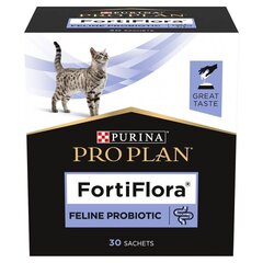 Добавка Purina для кошек Pro Plan FortiFlora, 30x1 г цена и информация | Витамины, добавки и средства от паразитов для кошек | hansapost.ee