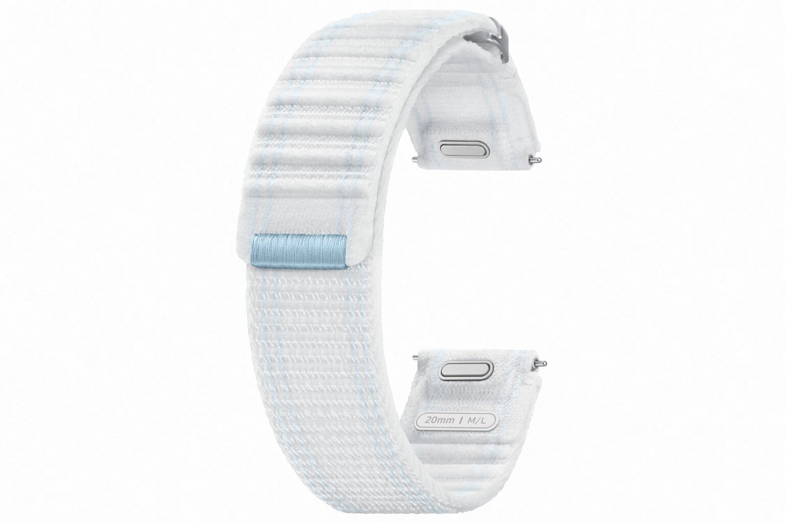 Samsung Fabric Band (M/L) Blue White цена и информация | Nutikellade aksessuaarid ja tarvikud | hansapost.ee