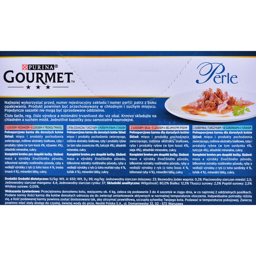 Purina Gourmet Perle Duett kalaga, 12x85 g hind ja info | Kassikonservid | hansapost.ee