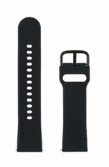 Garett Silicone 22mm Black hind ja info | Nutikellade aksessuaarid ja tarvikud | hansapost.ee