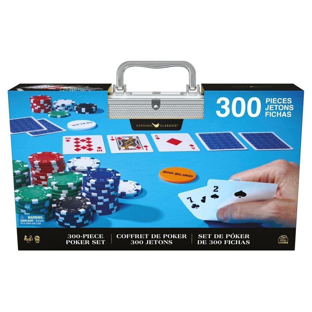 Pokkerikomplekt kohvris Spinmaster Game Poker, 6065367 цена и информация | Hasartmängud ja pokker | hansapost.ee