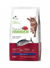 Trainer Natural cat adult koos tuunikalaga 1.5kg price and information | Kassi kuivtoit ja kassikrõbinad | hansapost.ee