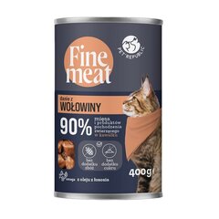 PetRepublic Fine Meat kõikidest tõugudest täiskasvanud kassidele veiselihaga, 400 g price and information | Canned food for cats | hansapost.ee