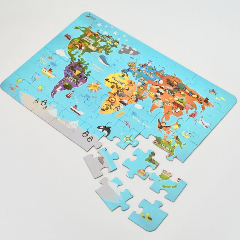 CLASSIC WORLD Puzzle Maailmakaart Mandrid 48 el. hind ja info | Beebide mänguasjad | hansapost.ee