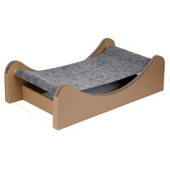 Võrkkiik kassile Carton+ Pets Mia, hall hind ja info | Carton+ Pets Lemmikloomatarbed | hansapost.ee