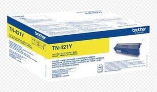 Тонер Brother TN421Y, Желтый цена и информация | Картридж Actis KH-653CR | hansapost.ee