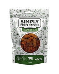 Simply From Nature Meat Noodles с говядиной, 5х80 гр цена и информация | Лакомства для собак | hansapost.ee