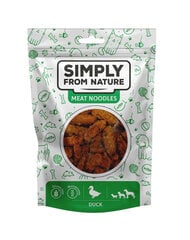 Simply From Nature Meat Noodles с уткой, 5x80 гр цена и информация | Лакомства для собак | hansapost.ee