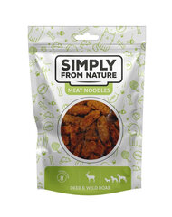 Simply From Nature Meat Noodles hirve- ja sealihaga, 5x80 g price and information | Dog treats | hansapost.ee