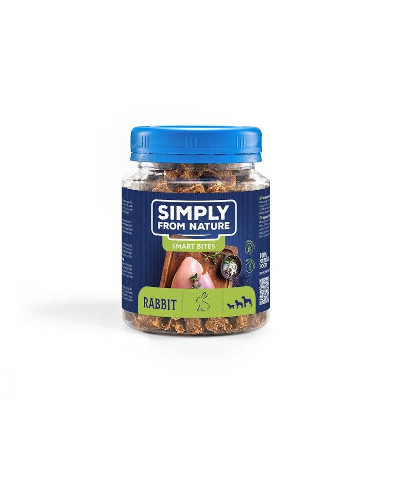 Simply From Nature Smart Bites hirvelihaga, 5x130 g hind ja info | Koerte maiused | hansapost.ee