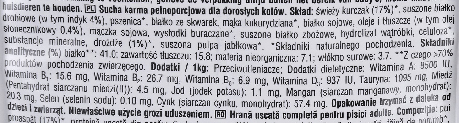 Perfect Fit Natural Vitality linnulihaga, 2,4 kg цена и информация | Kassi kuivtoit ja kassikrõbinad | hansapost.ee