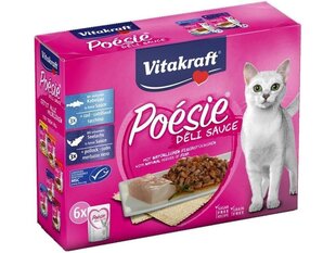 Vitakraft Poesie Deli konserv kassidele kalaga, 6 tk price and information | Kassikonservid | hansapost.ee