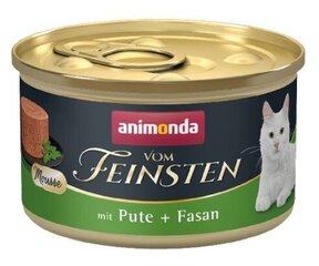 Animonda Vom Feinsten Muscle kalkuni ja faasaniga, 85 g hind ja info | Kassikonservid | hansapost.ee