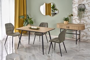 Обеденный стол Halmar Berto, черный/коричневый цена и информация | Кухонные и обеденные столы | hansapost.ee