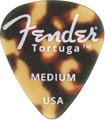 6 медиаторов комплект Fender Tortuga 351 Medium цена и информация | Принадлежности для музыкальных инструментов | hansapost.ee