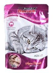 Certech Super Benek vasikalihaga, 100 g hind ja info | Kassikonservid | hansapost.ee