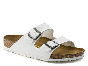 Arizona bf birkenstock for women's white 0552683 0552683 цена и информация | Женские тапочки | hansapost.ee