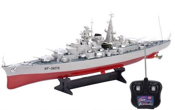 Lahingulaev RC Bismarck 1:360 2,4 GHz RTR цена и информация | Mänguasjad poistele | hansapost.ee