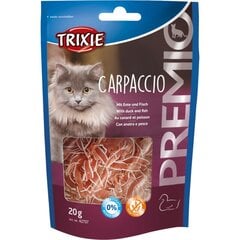 Trixie Premio Carpaccio kassidele pardi ja kalaga, 20g x 6 tk hind ja info | Kasside maiused | hansapost.ee