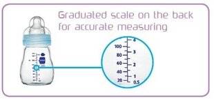 Klaaspudel Mam Premium, roosa, 2 kuud+, 260 ml цена и информация | Бутылочки и аксессуары | hansapost.ee