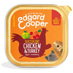 Edgard Cooper kana ja kalkuniga, 300 g hind ja info | Koerakonservid | hansapost.ee