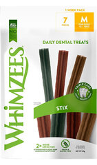 WHIMZEES 1 Week Pack Stix Dog Chew Toothbrush M - 7 pcs. цена и информация | Whimzees Товары для животных | hansapost.ee