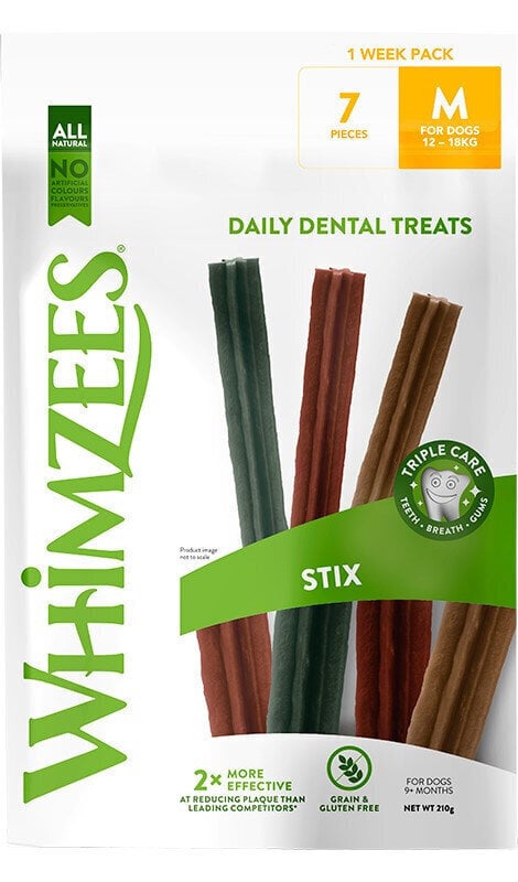 Whimzees Week Pack Stix, M, 7 tk цена и информация | Koerte maiused | hansapost.ee