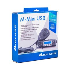 Autoraadiosaatja 27MHz Midland M-Mini USB CB AM/FM hind ja info | Raadiosaatjad | hansapost.ee