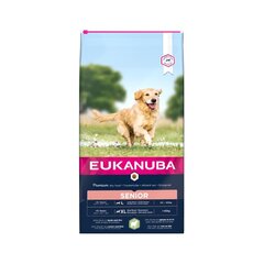 Eukanuba Dog Senior L/XL vanematele suurtest ja väga suurtest tõugudest koertele lambaliha ja riisiga, 12 kg цена и информация | Сухой корм для собак | hansapost.ee