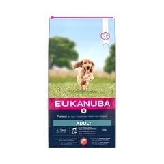 Eukanuba Dog Salmon Barley S/M Breed lõhe ja odraga, 2,5 kg hind ja info | Koerte kuivtoit ja krõbinad | hansapost.ee