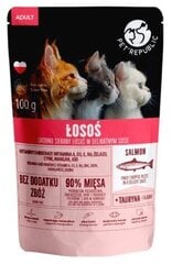 Pet Republic Adult lõhega, 100 g hind ja info | Kassikonservid | hansapost.ee