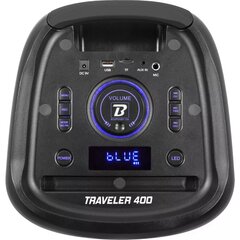 BoomTone DJ Traveler 400, черный цвет цена и информация | Аудиоколонки | hansapost.ee