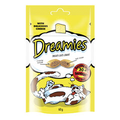 Dreamies juustuga, 6x60 g hind ja info | Kasside maiused | hansapost.ee