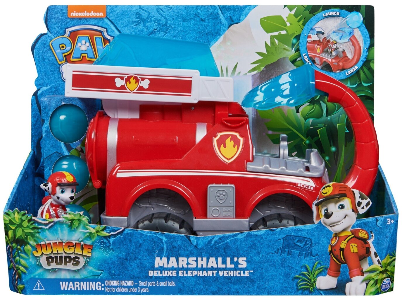 Paw Patrol Jungle Pups mänguauto Marshalli figuuriga hind ja info | Mänguasjad poistele | hansapost.ee