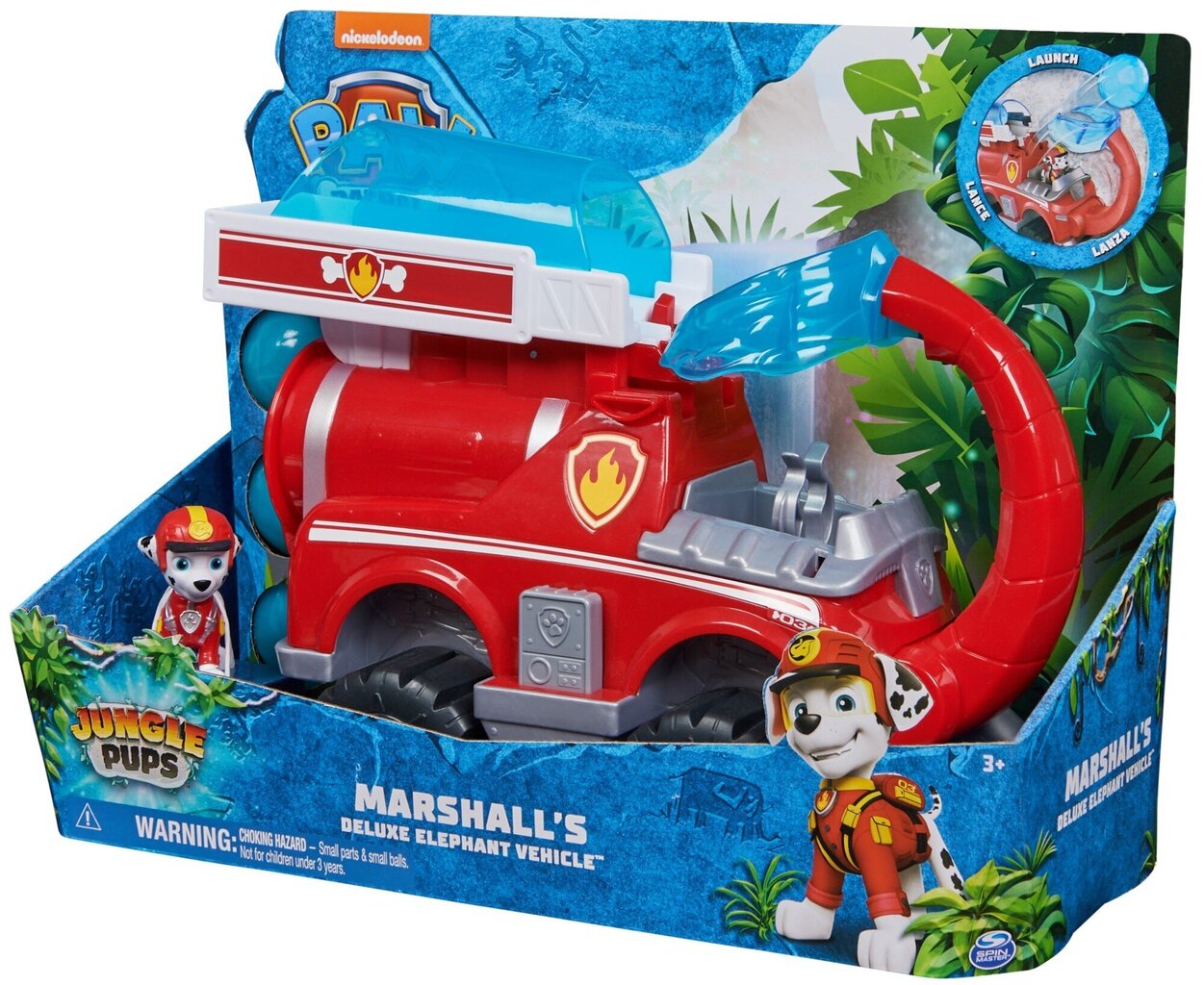 Paw Patrol Jungle Pups mänguauto Marshalli figuuriga hind ja info | Mänguasjad poistele | hansapost.ee