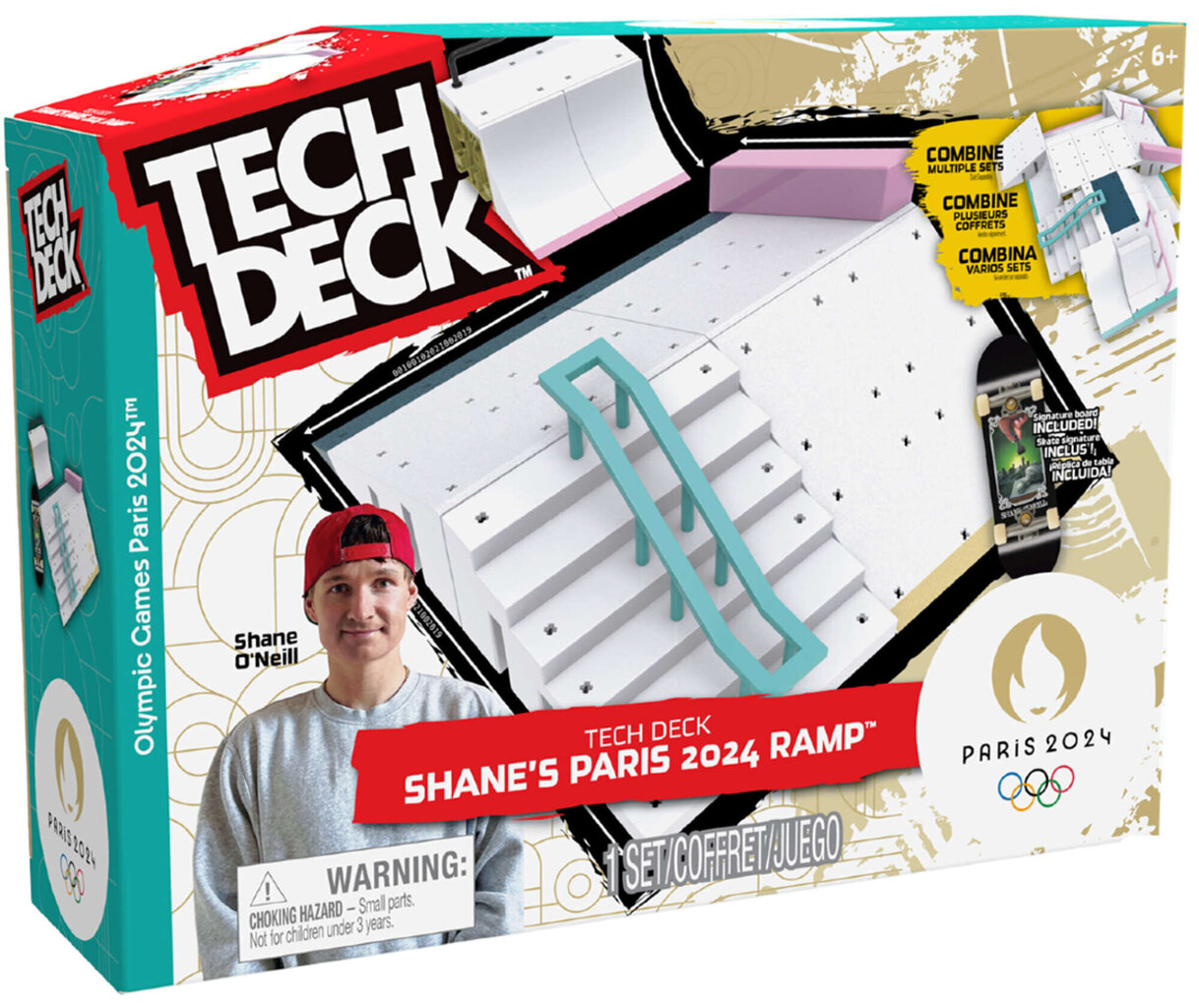 Komplekt Sõrme rula Tech Deck Shane's Ramp + värviline rula Paris 2024 цена и информация | Mänguasjad poistele | hansapost.ee